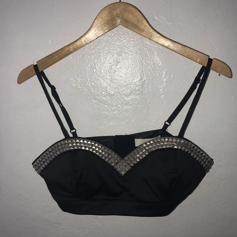 Studded crop top / bralette